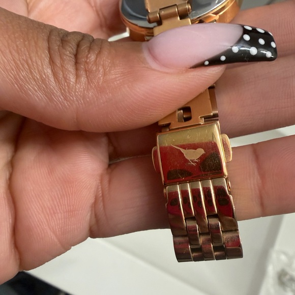 OLIVIA BURTON Rose Gold Glitter Watch - Picture 8 of 11